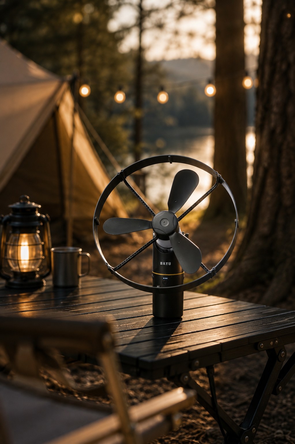 BAYU Portable Camping Fan – 540 CFM