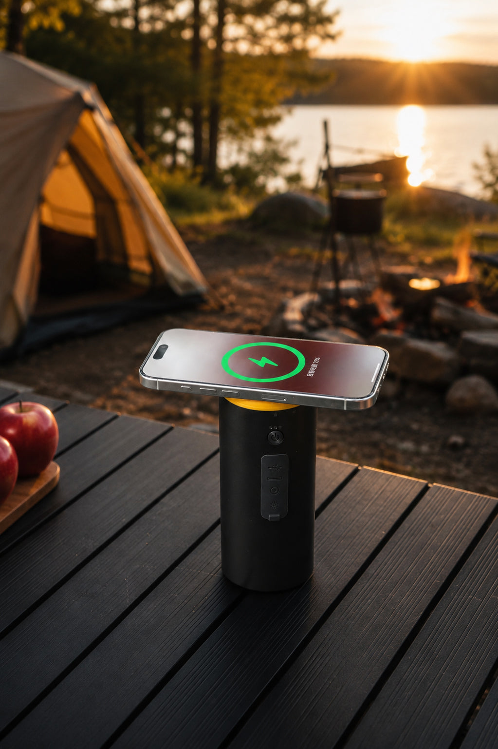 BAYU 15,000mAh Jump Starter Power Bank in use